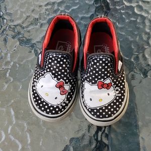 Vans Hello Kitty slip-ons Toddler Size 4.5